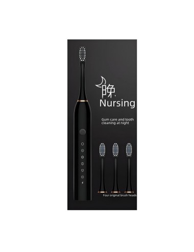Cepillo Electrico Recargable Portatil + 3 Cabezales Unisex