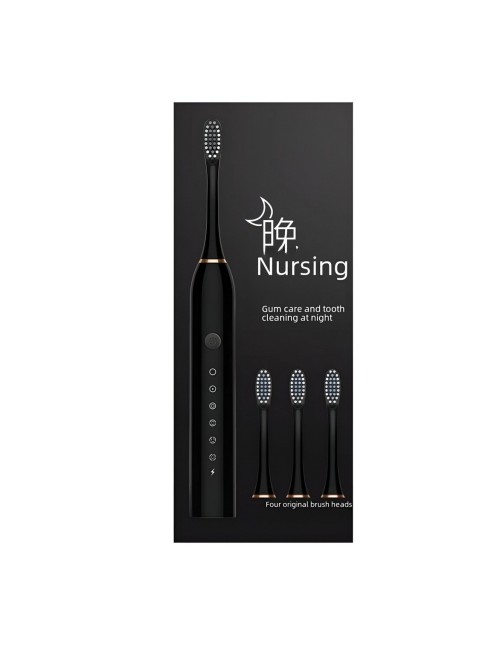 Cepillo Electrico Recargable Portatil + 3 Cabezales Unisex