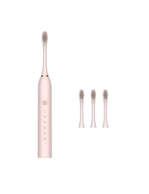 Cepillo Electrico Recargable Portatil + 3 Cabezales Unisex