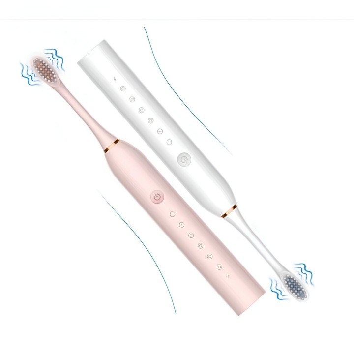 Cepillo Electrico Recargable Portatil + 3 Cabezales Unisex