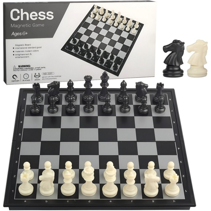 Juego De Mesa Ajedrez Profesional Imantado Grande