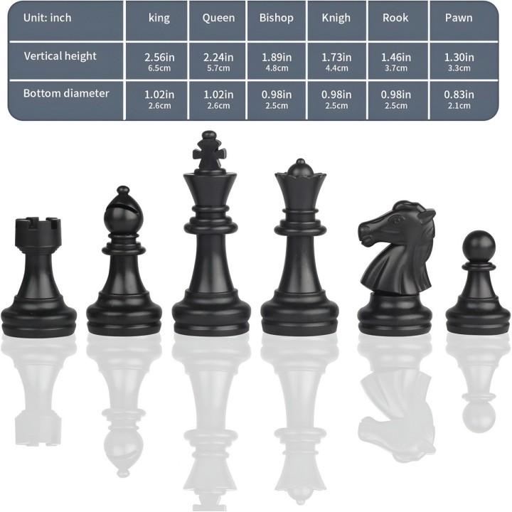Juego De Mesa Ajedrez Profesional Imantado Grande
