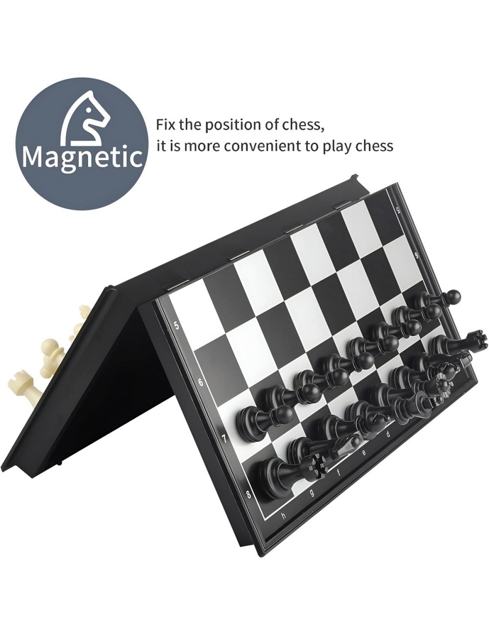 Juego De Mesa Ajedrez Profesional Imantado Grande