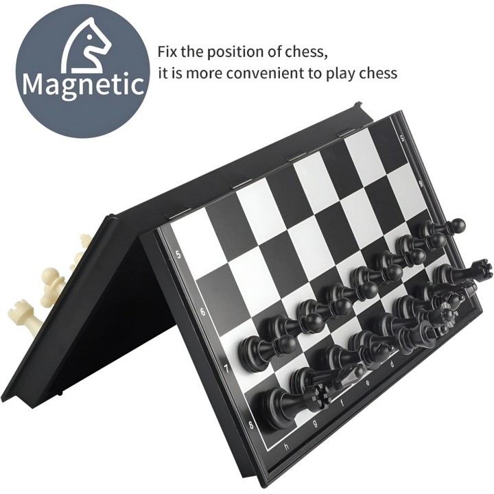Juego De Mesa Ajedrez Profesional Imantado Grande