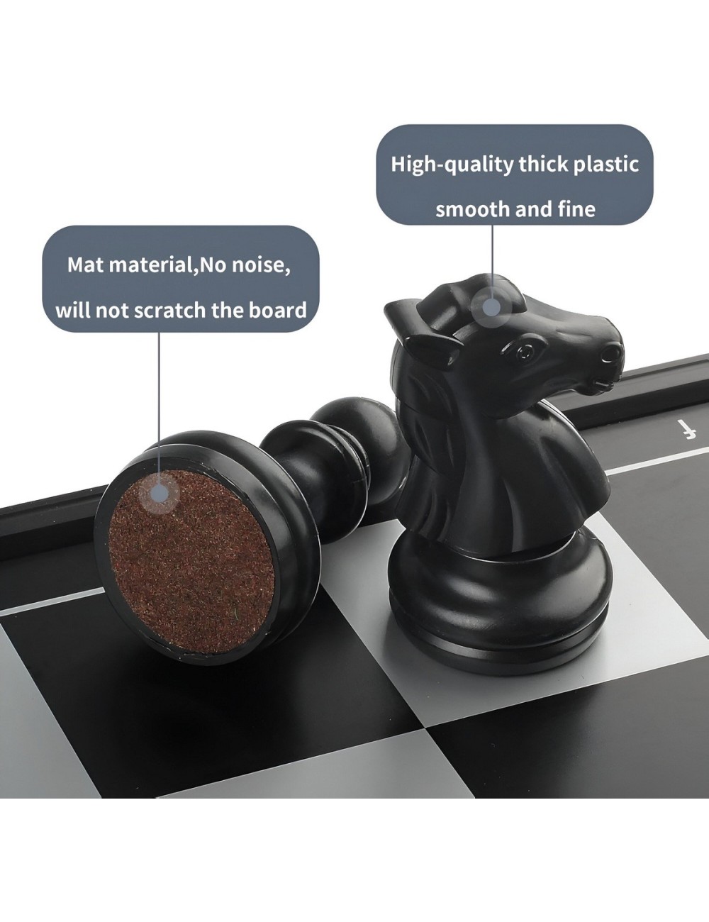 Juego De Mesa Ajedrez Profesional Imantado Grande