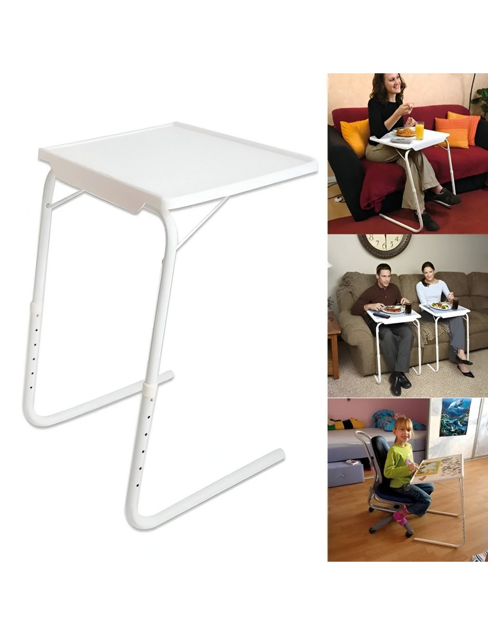 Mesa Plegable Ajustable Tablet Mate Multiuso Graduable