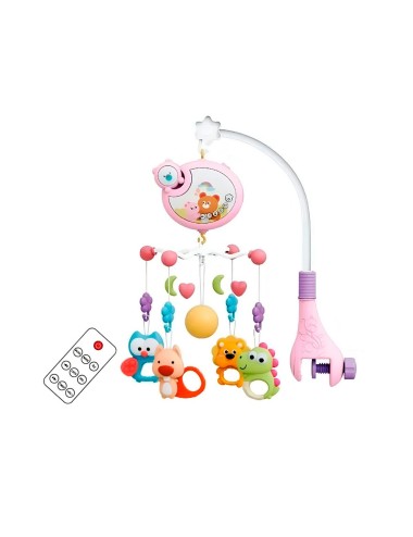 Movil Musical Para Bebes Para Cunas Baby Niñas + Control