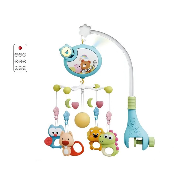Movil Musical Para Bebes Para Cunas Baby Niños + Control