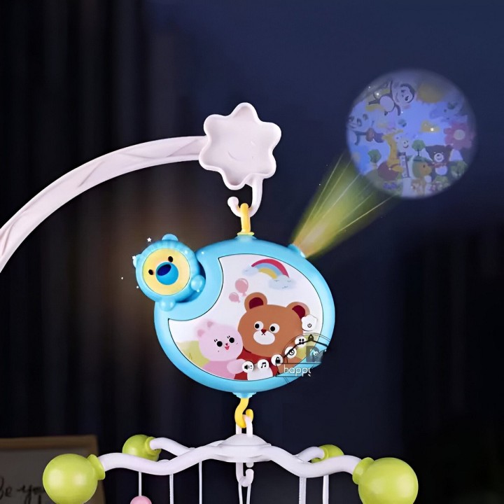 Movil Musical Para Bebes Para Cunas Baby Niños + Control