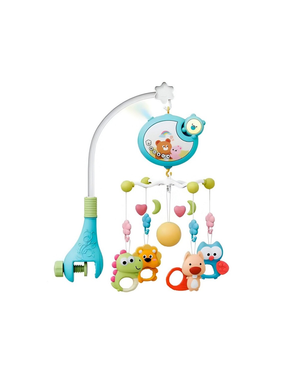 Movil Musical Para Bebes Para Cunas Baby Niños + Control
