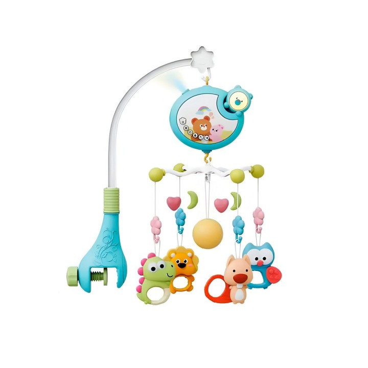 Movil Musical Para Bebes Para Cunas Baby Niños + Control
