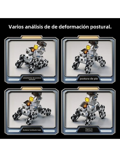 Perro Robot Recargable Lanzador De Hidrogel Juguete Niños