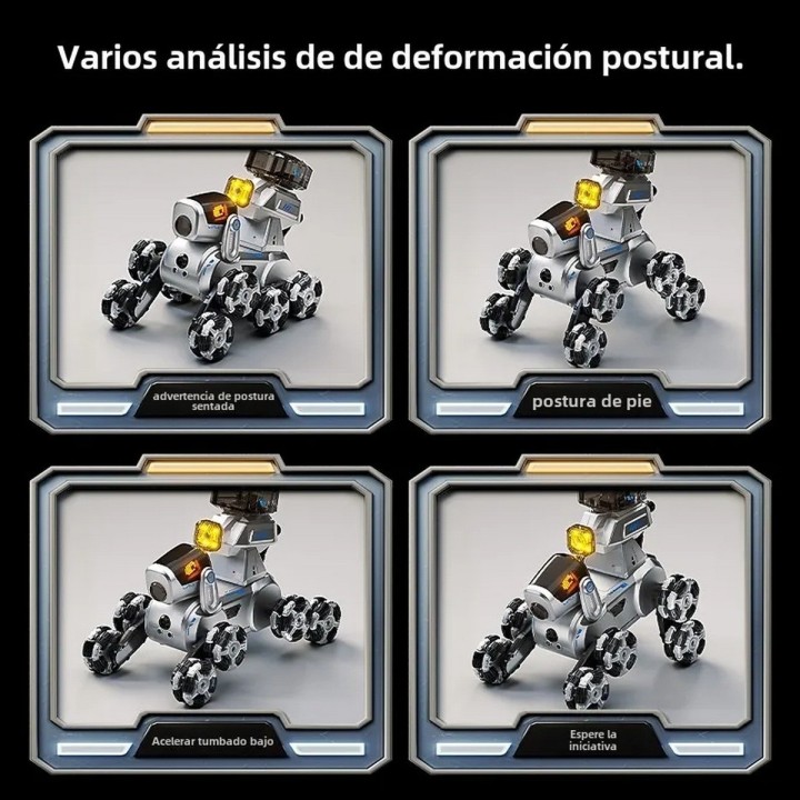 Perro Robot Recargable Lanzador De Hidrogel Juguete Niños