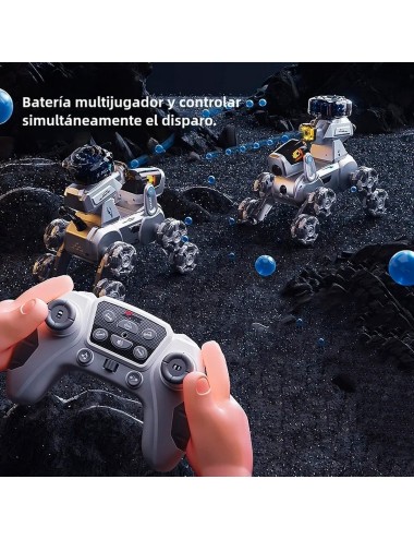Perro Robot Recargable Lanzador De Hidrogel Juguete Niños