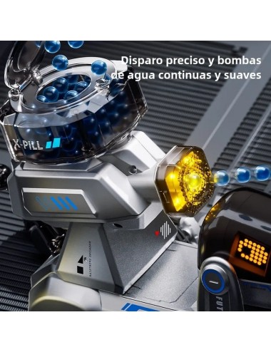 Perro Robot Recargable Lanzador De Hidrogel Juguete Niños