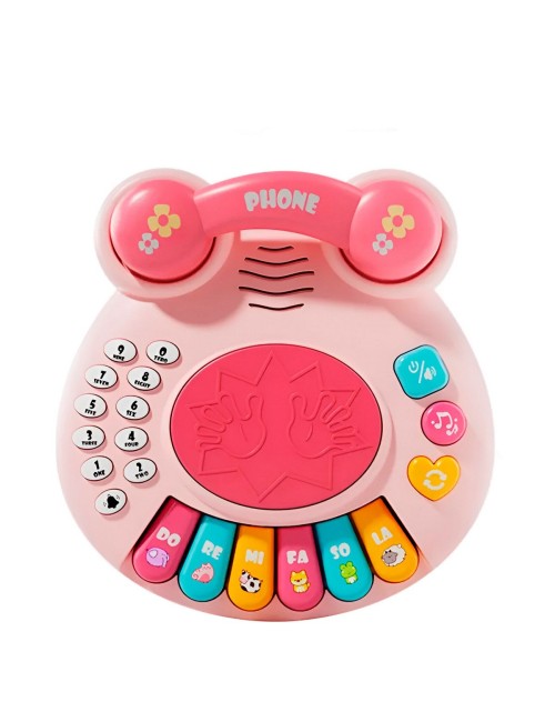 Piano Telefono Numeros Bebe Interactivo Juguete + Baterias