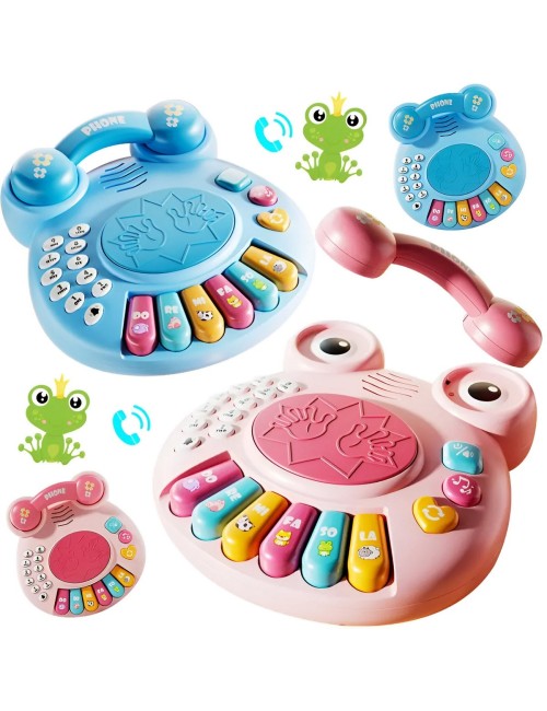 Piano Telefono Numeros Bebe Interactivo Juguete + Baterias