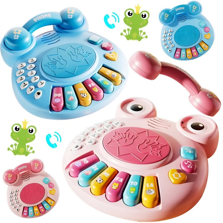 Piano Telefono Numeros Bebe Interactivo Juguete + Baterias