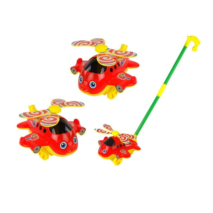 Helicoptero Andadera Arrastre Juguete Niños Interactivo
