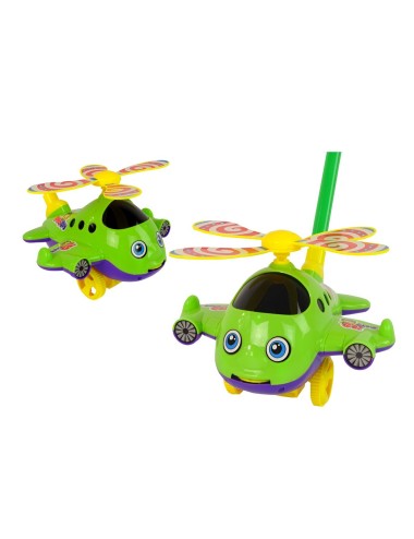 Helicoptero Andadera Arrastre Juguete Niños Interactivo