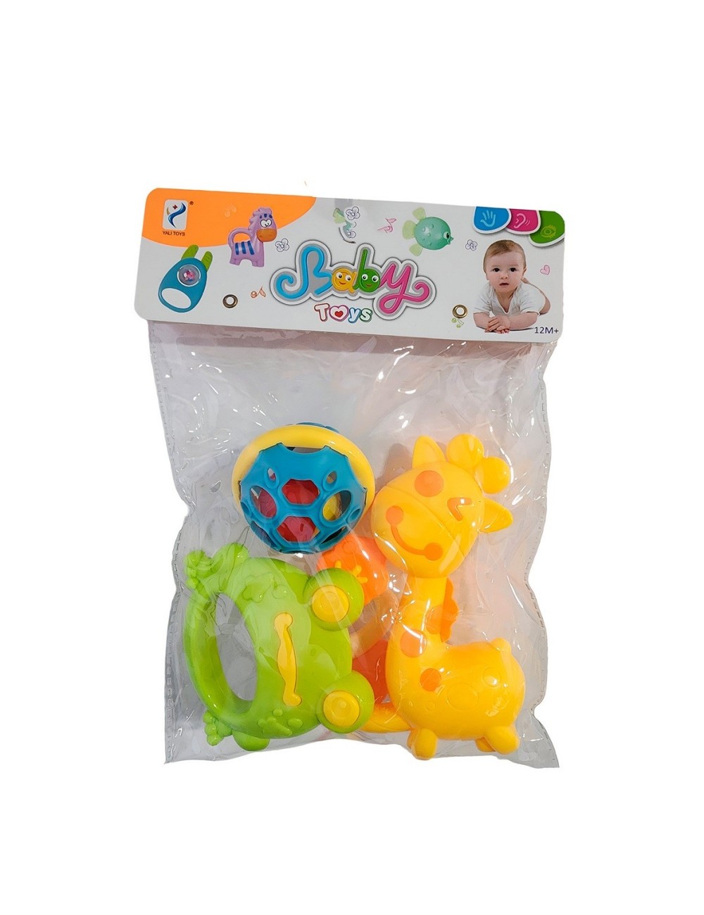 Sonajero Estimulación Temprana Bebé Juguete Didactico X 4 Un