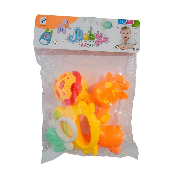 Sonajero Estimulación Temprana Bebé Juguete Didactico X 4 Un