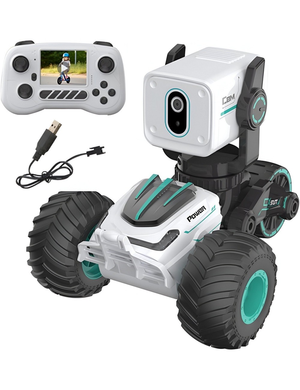 Carro Tanque Con Camara Recargable Juguete + Control Remoto