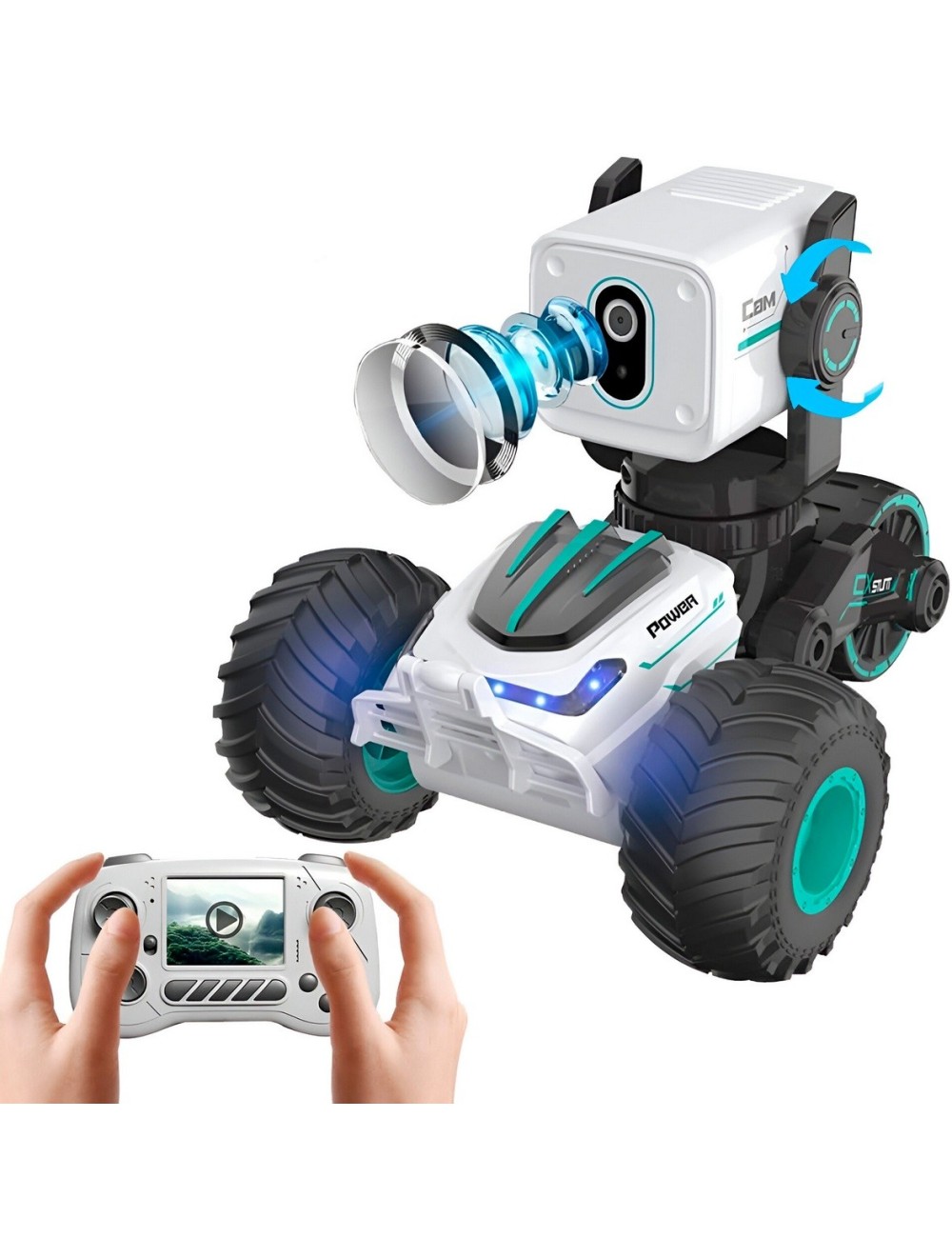 Carro Tanque Con Camara Recargable Juguete + Control Remoto