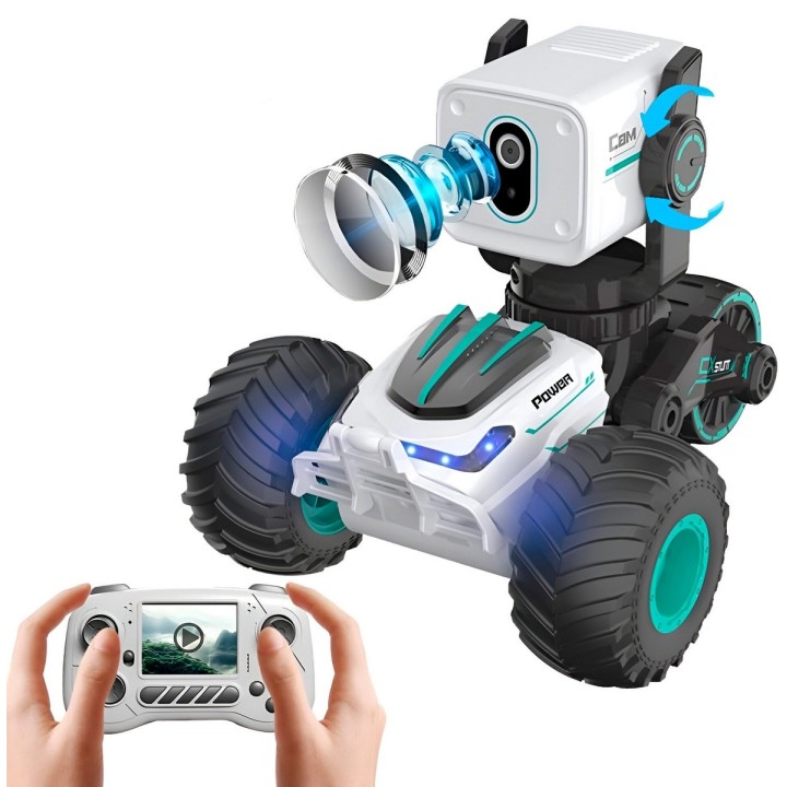 Carro Tanque Con Camara Recargable Juguete + Control Remoto