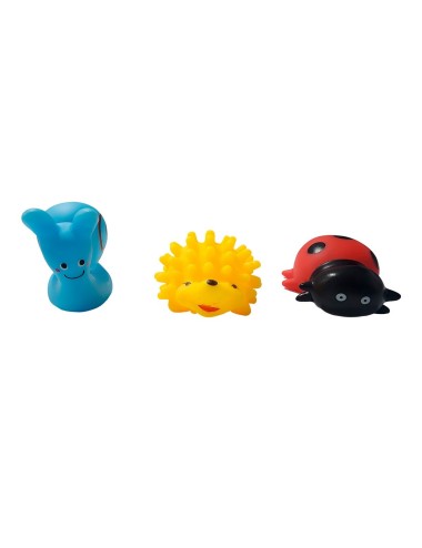 Animales Goma Bañera De Bebes, Juguete Juego Para Niños X 6