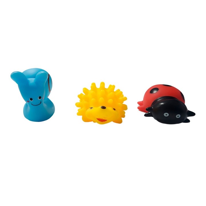 Animales Goma Bañera De Bebes, Juguete Juego Para Niños X 6