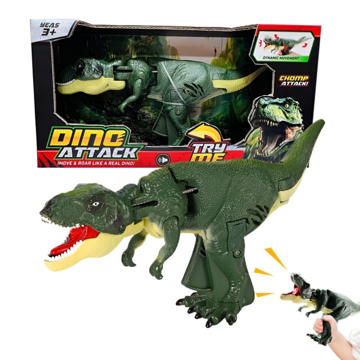 Dinosaurio Rex Mordedor Coleccionable Sonidos Juguete