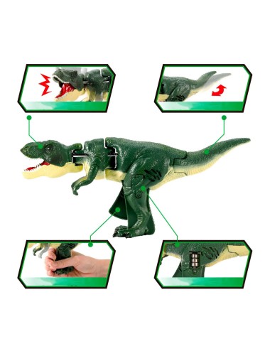 Dinosaurio Rex Mordedor Coleccionable Sonidos Juguete
