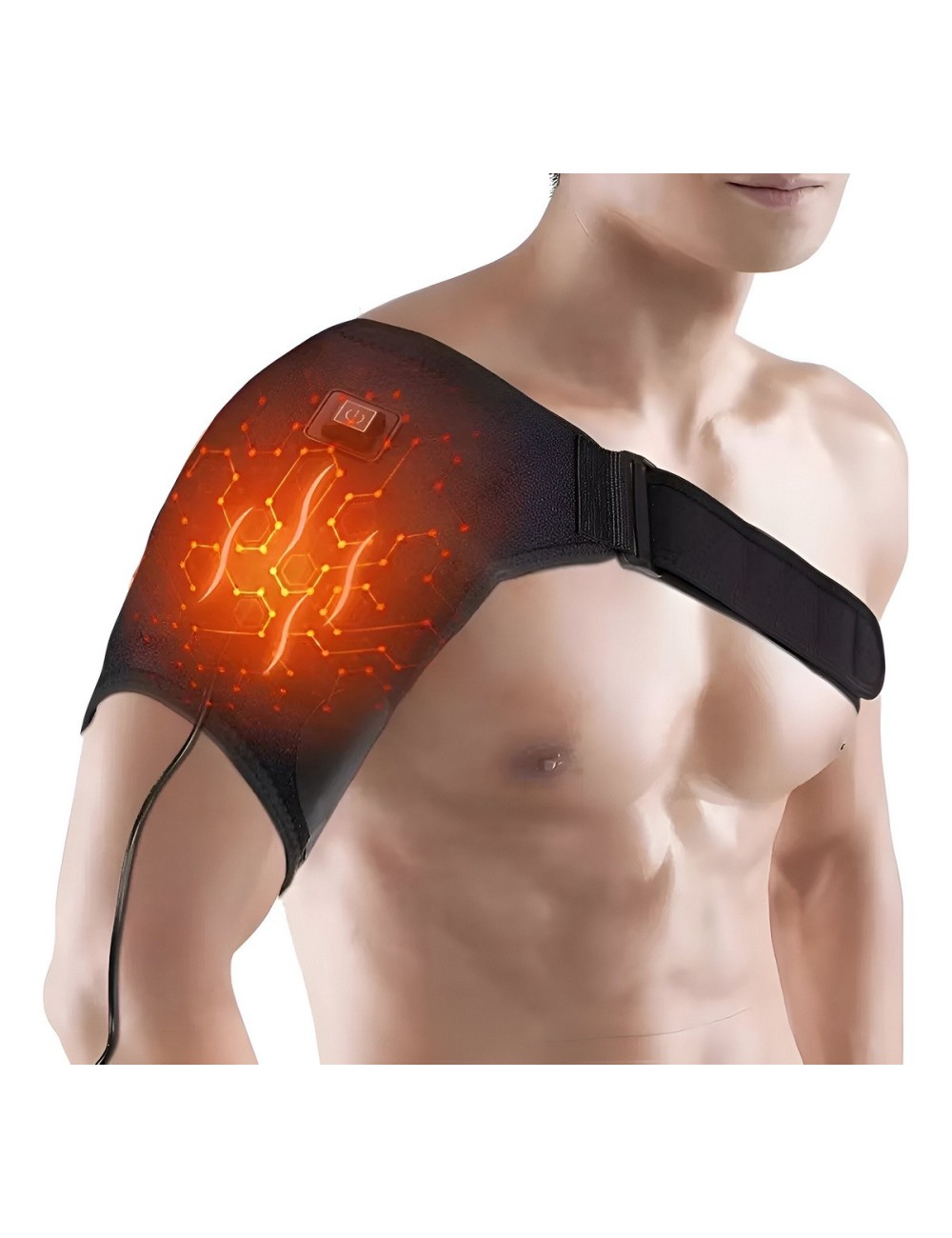 Masajeador Eléctrico Térmico De Hombro Almohadilla Térmica