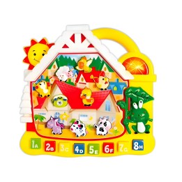 Piano Casa Granja Juguete Niños Interactivo + Baterias