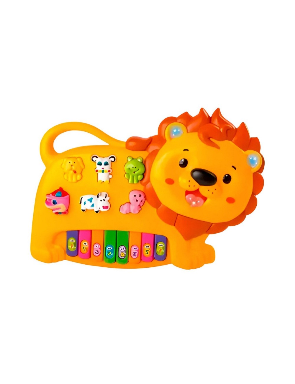 Piano Leon Interactivo Luces Notas Juguete + Baterias