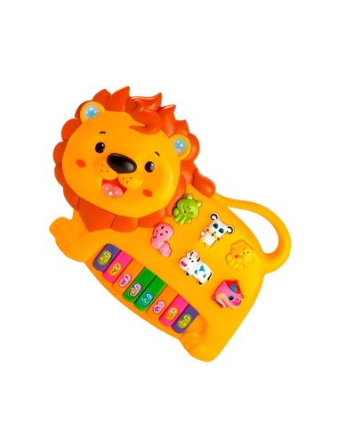Piano Leon Interactivo Luces Notas Juguete + Baterias