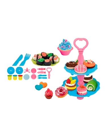 Set / Kit Fabrica De Comida Postres Plastilina Juguete