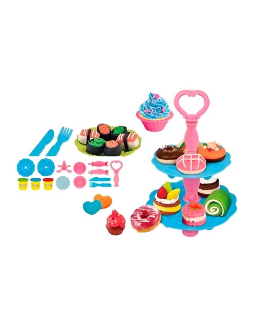 Set / Kit Fabrica De Comida Postres Plastilina Juguete