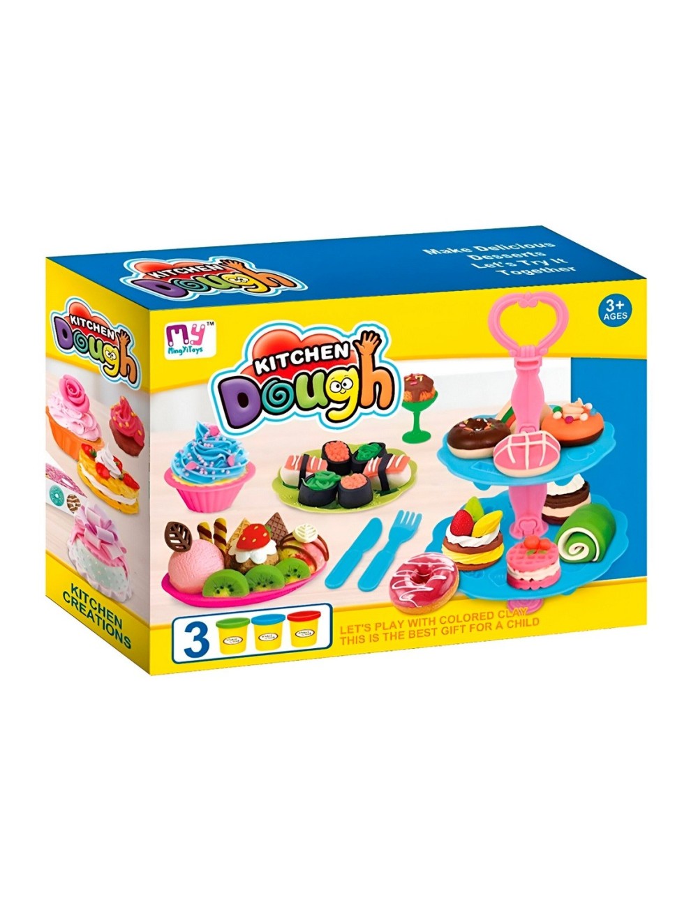 Set / Kit Fabrica De Comida Postres Plastilina Juguete