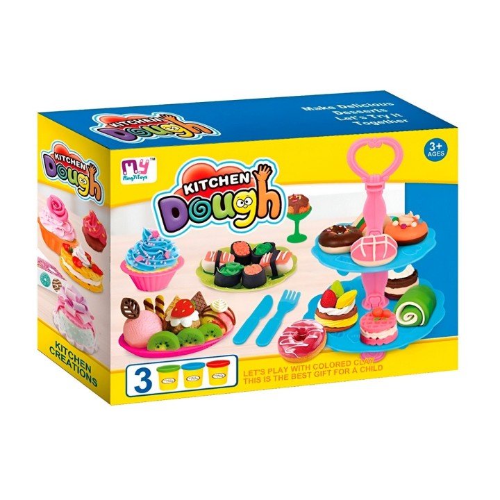 Set / Kit Fabrica De Comida Postres Plastilina Juguete
