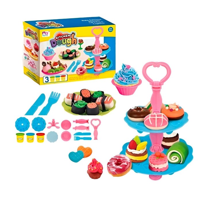 Set / Kit Fabrica De Comida Postres Plastilina Juguete