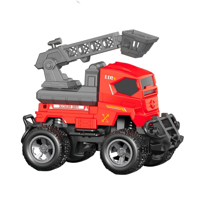 Carro Control Remoto Bombero City Recargable + Baterias
