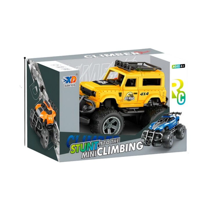 Carro Control Remoto Todo Terreno Jeep Recargable + Baterias