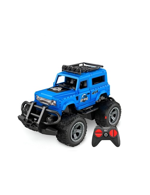 Carro Control Remoto Todo Terreno Jeep Recargable + Baterias