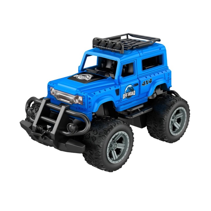 Carro Control Remoto Todo Terreno Jeep Recargable + Baterias