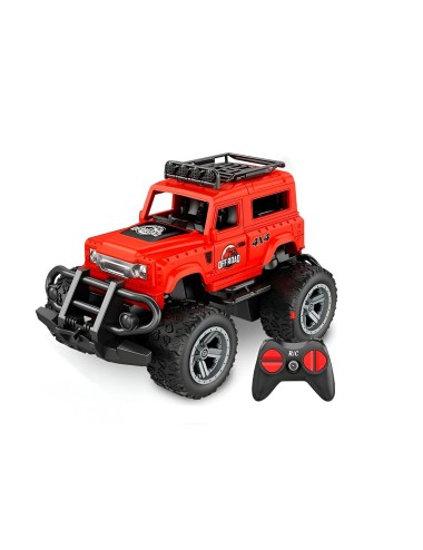 Carro Control Remoto Todo Terreno Jeep Recargable + Baterias
