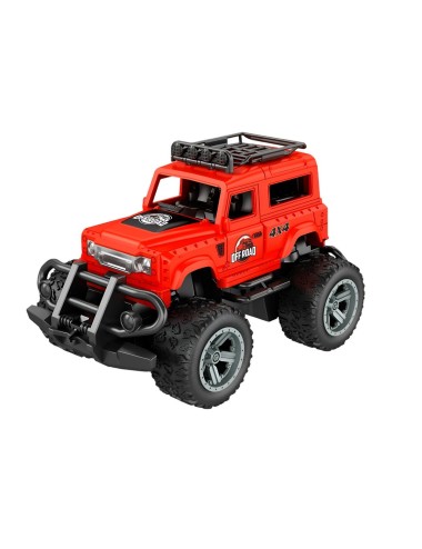 Carro Control Remoto Todo Terreno Jeep Recargable + Baterias