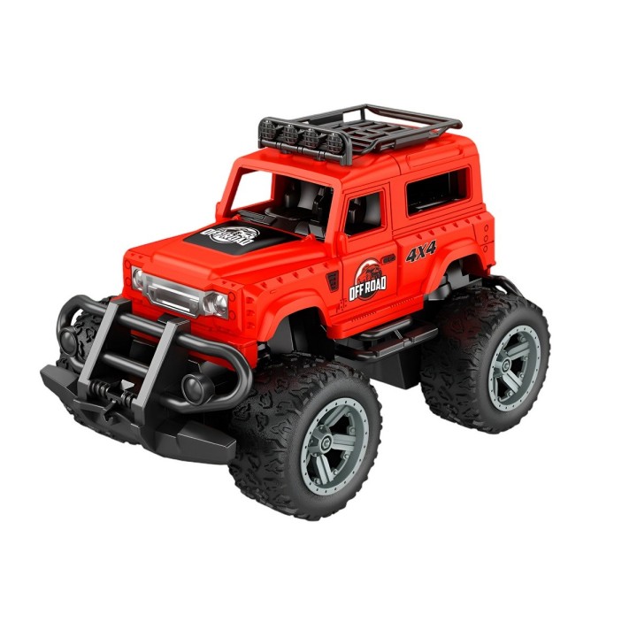 Carro Control Remoto Todo Terreno Jeep Recargable + Baterias