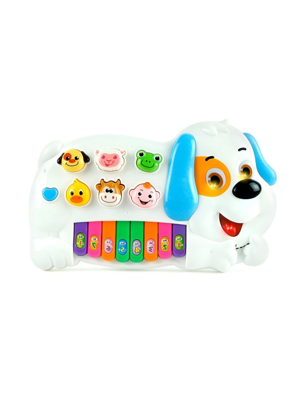 Piano Perro Interactivo Luces Notas Juguete + Baterias